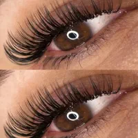 اکستنشن مژه بامتریال عالی وکار حرفه ای وماندگاری