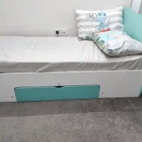 سرویس خواب نوجوان تخت کمد لباس واسباب بازی و دراور|تخت و سرویس خواب|ری, ملکآباد|دیوار