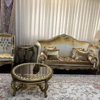 ست مبلمان استیل ۷ نفره|مبلمان خانگی و میز عسلی|مشهد, ارشاد|دیوار