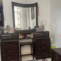 تختخواب دونفره با دراور و آینه|تخت و سرویس خواب|تهران, شاهین|دیوار