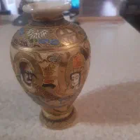 گلدان طلاکوب نایاب|صنایع دستی و سایر لوازم تزئینی|تبریز, |دیوار