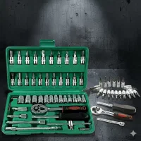 مجموعه آچار بکس 45 پارچه مدل Titan/فولادی و بادوام