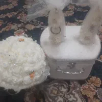 جا لوازم آرایشی قندون و دسته گل