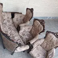 مبل سلطنتی ۹ نفره|مبلمان خانگی و میز عسلی|ساوه, |دیوار