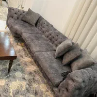 مبل راحتی + میز ناهار خوری ۸ نفره ست و بسیار شیک