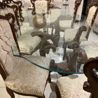 ست مبلمان و میز نهار خوری و عسلی پارچه وارداتی نو|مبلمان خانگی و میز عسلی|کرج, کوی ایثار|دیوار