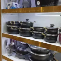 سرویس قابلمه ۱۴ پارچ  داخل گرانیت زنبوری در گنجینه|ظروف پخت‌وپز|یاسوج, |دیوار