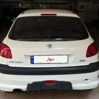 پژو ۲۰۶ تیپ ۲ بدون رنگ کاملا سالم مدل۹۷