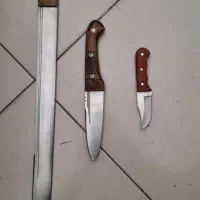 چاقو بامبو زن و کارد