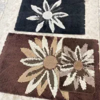 ست سه تیکه قالیچه و پادری کرم نسکافه ای|پادری|قم, بنیاد|دیوار