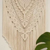 دیوار کوب و شلف مکرومه