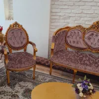 مبلمان استیل نه نفره|مبلمان خانگی و میز عسلی|کرج, شهرک آسمان|دیوار