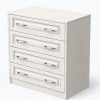 دراور سفید چهار کشو