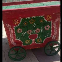 گاری چوبی چرخ طافی طوافی طحافی شب یلدا لبو باقالی|صنایع دستی و سایر لوازم تزئینی|تهران, خانی آباد نو شمالی|دیوار