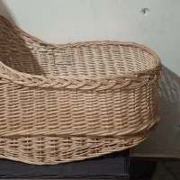 سبد حصیری نوزادی