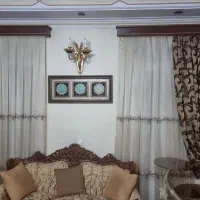 پرده دکور و  حریر باکتیبه خانه دار