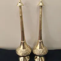 گلاب پاش برنجی و پرنده برنجی
