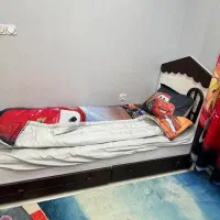 ست پرده و روتختی و فرش + تختو خوشخواب پسرانه