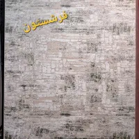 فرش کرم سبز مینیمال قیمت استثنایی