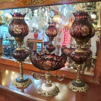 شمعدان کریستالی خورشیدی چک