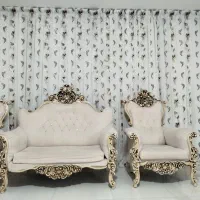 پرده سفید پلیسه ای جنس حریر(شاهد شهر)|پرده، رانر، رومیزی|شاهدشهر, |دیوار