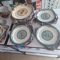 دیس وارداتی لعابی|ظروف سرو و پذیرایی|کرج, مصباح|دیوار