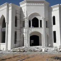 اجرای نمای بیرونی ساختمان فوق ابگریز