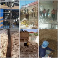 تخریب کارساختمان مغنی چاه کن وصل فاضلاب خاکبرداری