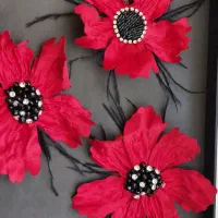 گل پارچه ای