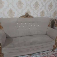 یه دست مبل راحتی ۷ نفره در حد تمیز و قابل استفاده|مبلمان خانگی و میز عسلی|اهر, |دیوار