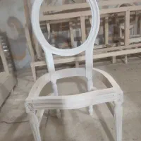 صندلی مدل  لویی،تکی خام چوب تمام راش