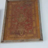 تابلو چرم طلا کوب موزه ای ۱ در ۷۰