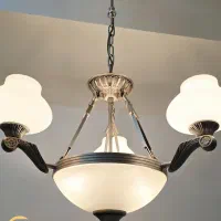 ۲ جفت لوستر برنز مجلل ۳شاخه (از هر مدل ۲ عددموجود)|لوستر و چراغ آویز|تهران, اقدسیه|دیوار