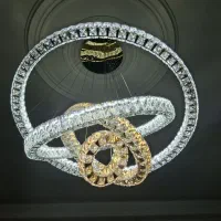 لوستر مدرن ریموت داره چهار حالته بزرگ