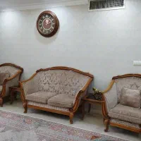 مبل هفت نفره جنس چوب گردو کاملا نو سالم|مبلمان خانگی و میز عسلی|تهران, تهرانسر غربی|دیوار