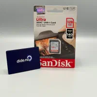 کارت حافظه سندیسک SD Sandisk 128GB 140mb/s Ultra