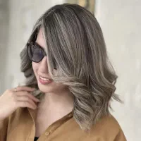 رنگ و لایت مو دکلره آمبره با بیست درصد تخفیف