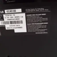 تلویزیون ۴۲ اینچ تمیز نیازمند به تعمیر|تلویزیون و پروژکتور|نسیم‌شهر, |دیوار