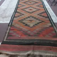 گلیم دست بافت قدیمی