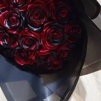 دست گل روبانی قرمزمشکی|گل مصنوعی|تهران, شهران جنوبی|دیوار