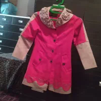 فرم مانتوشلوارصورتی مخصوص دبستان|کفش و لباس بچه|زابل, |دیوار