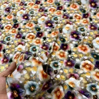 انواع  پارچه شال سه بعدی و عروسکی