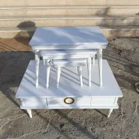 چوبی و وکیوم عسلی و جلو مبلی|مبلمان خانگی و میز عسلی|خرم‌آباد, |دیوار