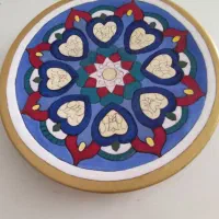 بشقاب و دیوار کوب ماندالا طرح عشق