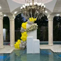 طاق بادکنک افتتاحیه بادکنک ارایی تولد و گل ارایی