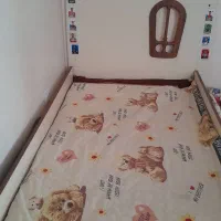 تخت و کمد نوجوان سالم  تخت ۸۰ در ۱۸۰ بدون تشک|تخت و سرویس خواب|پرند, فاز ۶|دیوار