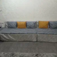 مبل ۹نفره درحدنوهمراه باروکش ها