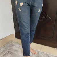 دو عدد شلوار لی زنانه مناسب سایزهای ۳۶ الی ۴۰