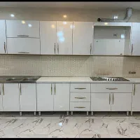 سه متر کابینت ام دی اف/فقط 15/با صفحه|مصالح و تجهیزات ساختمان|رزن, |دیوار