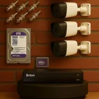 سیستم کامل دوربین مداربسته برایتون (ضمانتی)